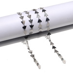 Цепочка для очков из нержавеющей стали с бабочками GS053