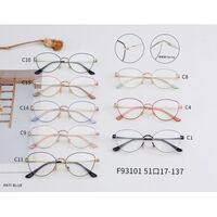 Оправа металлическая с защитой от синего света и флексами MAMO F93101