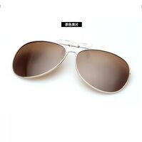 Polarized metal sunglasses clip-on KY3025-2