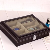 Glasses holder display with 8 slots