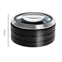 Reading magnifier, cylinder magnifying glass with backlight 1269, magnification: 5X