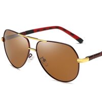 Polarized metal sunglasses with UV400 protection 2850-GT