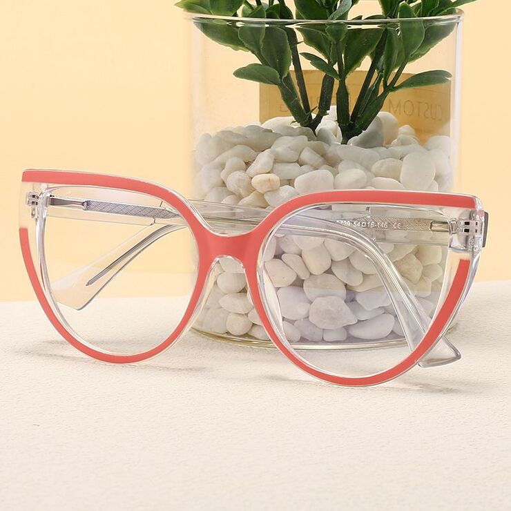 Plastic frame with anti-blue light protection lenses, with spring hinges Elit 5729-EL