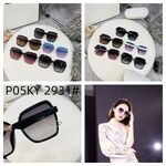 Polarized metal + TR90 sunglasses P05KY 2931