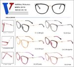 Оправа пластиковая из ацетата TR90 + металл с флексом D1510-DA