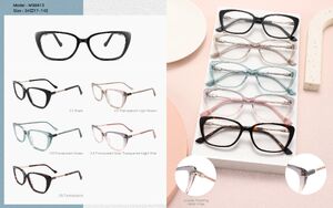 Plastic acetate frame for women Big City MS8413