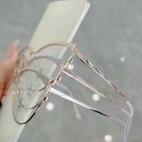 Оправа комбинированная (металл + TR90) с линзами Blue Ray Cut и флексами MAMO S11506