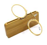 Plastic reading pince-nez glasses TR90 with case 6009-竹子款, diopters from +1,00 to +3.50 RMC=62-64