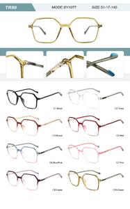 Plastic TR90 frame for women with spring hinges SY1077-DA