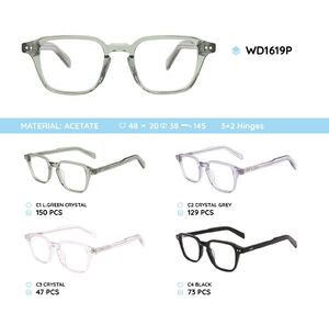 Plastic acetate eyeglasses frame WD1619P