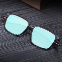 Blue Block TR90 glasses with blue light protection for colorblind people, with case KY1117-2色盲