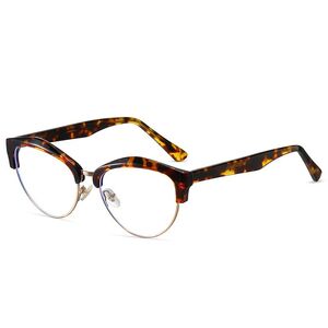 Combined frame (metal + TR90) or glasses with blue light protection, with spring hinges FA87268