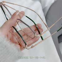 Оправа металлическая, линзы с Blue Block покрытием SANTA 00266