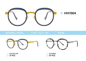 Metal men's frame for glasses MM7004