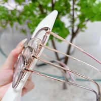 Combined frame (metal + TR90) with Blue Ray Cut protection lenses and flex MAMO S11880