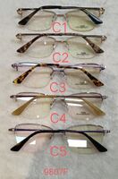Nylor metal frame for glasses with spring hinges 9807F