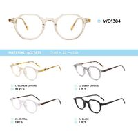 Plastic acetate eyeglasses frame for women WD1384