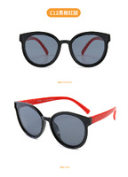 Polarized silicone sunglasses with UV400 protection for kids T22017