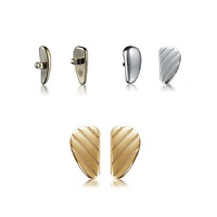 Носоупор керамический в форме ракушки, 14*8 мм