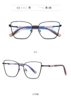 Metal blue blocker frames for glasses 3016