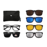 El Dorado frames with polarized sunshades set (clip-on) on magnet 2335 (5 pieces) 