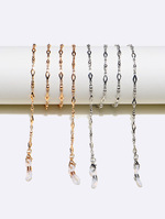 Набор из двух цепочек для очков со стразами и губами GM063