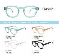 Plastic acetate eyeglasses frame WD1638P