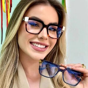 Plastic TR90 glasses with blue light protection for women TR5236-PN