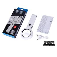 Tabletop magnifying glass with backlight 55RC-XX, magnification: 7X