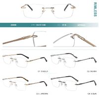 Оправа металлическая безободковая с флексом Big City 25608