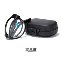 Plastic eyeglasses for reading, with case, Blue ray cut, diopters from 0.00 to +4.00, PD62-64 KY666折叠老花镜