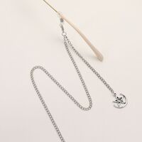 Металлическая нескользящая цепочка серебряного цвета, с подвеской в виде звезды, для очков и масок GL1873