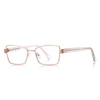 Metal + TR90 plastic Blue Blocker glasses frame for women with UV and blue light protection lenses More FCS3171