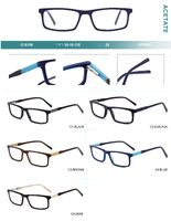 Plastic frames for glasses, acetate material Big City M1129