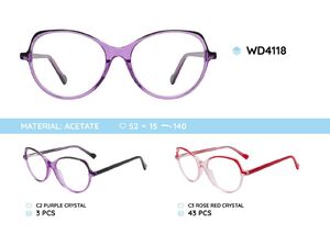 Plastic frames for glasses acetate material WD4118