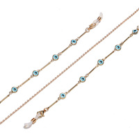 Янтарная цепочка для очков из акрила GL1354