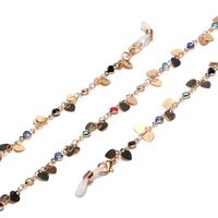 Crystal beaded glasses chain GL1306