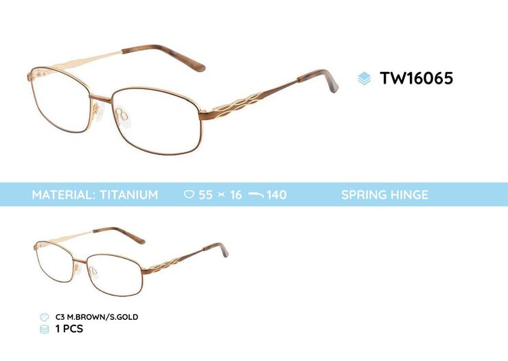 Оправа металлическая титановая TW16065