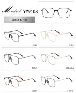 Оправа металлическая с мягким носоупором и флексом YY9108-DA