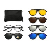 El Dorado frames with polarized sunshades set (clip-on) on magnet 2309A (5 pieces) 