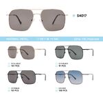 Солнцезащитные поляризационные очки в металлической оправе S4017