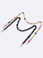 Набор из двух цепочек для очков с жемчугом и стразами GM069