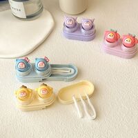 Mini soft contact lens kit retractable W-CT23立体娃娃头