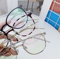 Оправа гибридная, металл + TR90, линзы с Blue Block покрытием SANTA M8067