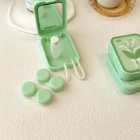 Kit for soft contact lenses XY5065绿盒花