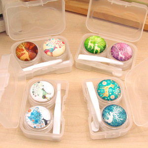 Mini set for a soft contact lens XF8Fawn