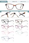 Plastic acetate frame for women with spring hinges 7075-DA
