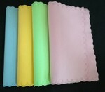 Napkin for glasses lens cleaning, high-density microfiber 579-2 14cm*17cm