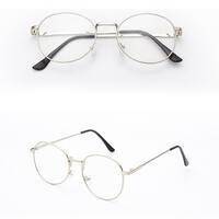 Metal eyeglasses for reading L7010-916, diopters from 0.00 to -4.00, not centered 
