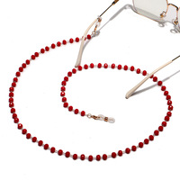 Glasses chain with hollow big hearts GL1196